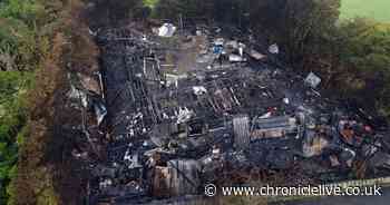 Pictures show shocking aftermath of Gateshead allotment fire