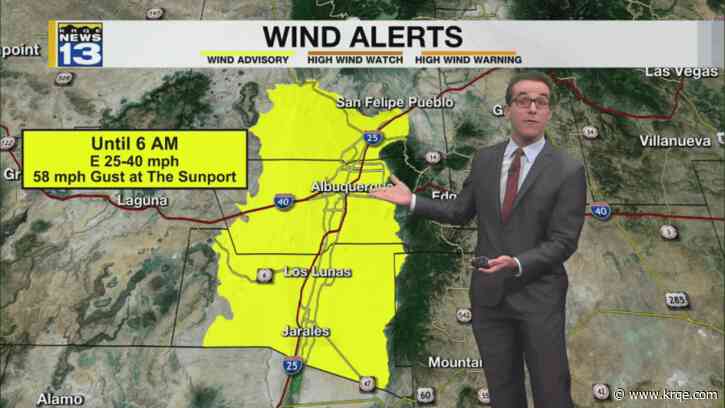 Seasonably warm temperatures & lighter winds