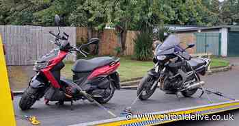 Northumbria Police arrest 32-year-old suspected nuisance motorcyclist in Whitley Bay and seize class B drugs