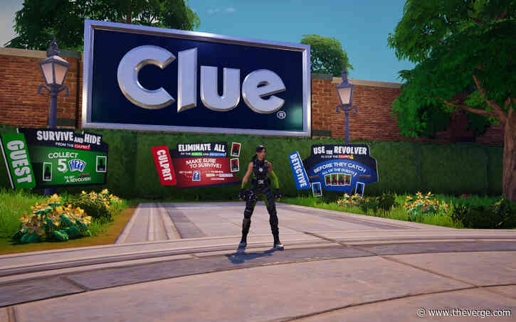Hasbro is bringing classic board games to Fortnite, starting with Clue