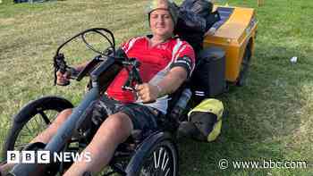 'Hot Wheels' dad handcycling to Europe for charity