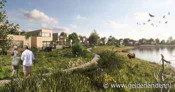 Bij Lentse Plas verrijst wijkje in kunstmatig landschap: ‘Wonen tussen de levende grasmaaiers’