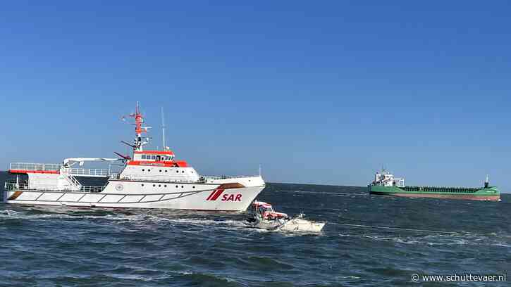 Duitse redders bergen zeilboot na aanvaring