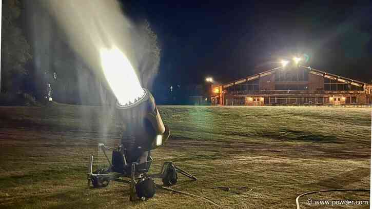 Wisconsin Ski Area Makes Snow for First Time This Season