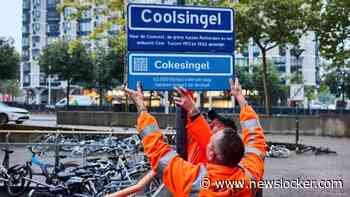 Borden met ‘Cokesingel’ en ‘Pillendijk’ gejat, maar Rotterdam is blij met campagne