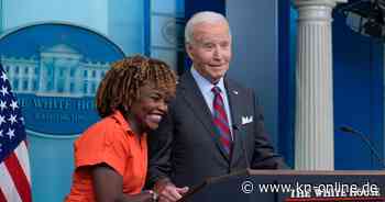 US-Wahl 2024: Joe Biden überrascht die Reporter im Weißen Haus