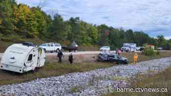 Highway 400 crash near Waubaushene under investigation