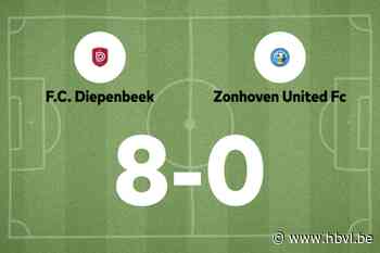 Diepenbeek maakt veel doelpunten thuis tegen Zonhoven Utd.