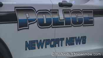 Crash involving NNPD vehicle blocking traffic on Jefferson Ave.