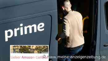 „Lieber Amazon-Lieferant“ – Zettel-Schreiber hinterlässt Paketboten eindeutigen Hinweis