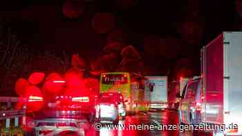 Schwerer Unfall mit Sattelzug auf A8: Vollsperrung droht – Bergung dauert an – Stau wächst