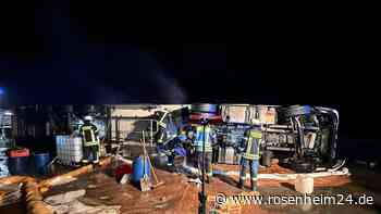 Chaos auf der A8 in den Morgenstunden - erneut Lkw-Unfall am Bernauer Berg