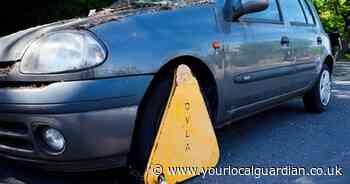 All the untaxed vehicles in Croydon with figures doubling to over 1,600 in 2024