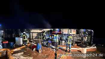 Chaos auf der A8 in den Morgenstunden - erneut Lkw-Unfall am Bernauer Berg