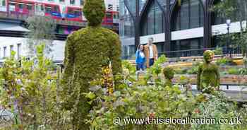 Urban oasis featuring floating forests and aquatic habitats opens in business quarter