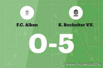 Wedstrijd tussen FC Alken B en Bocholt eindigt in forfaitscore
