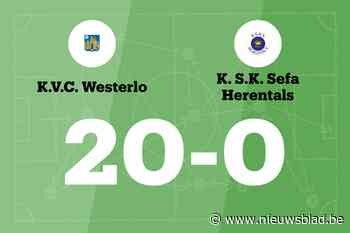 Zege voor Westerlo B thuis tegen SKS Herentals