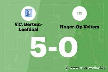 Peeters scoort drie keer voor Bertem-Leefdaal B in wedstrijd tegen HO Veltem B