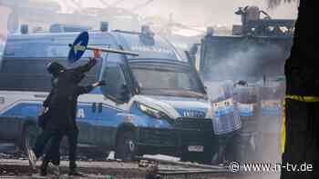 Proteste nicht genehmigt: Chaotische Szenen: Propalästina-Demo in Rom eskaliert