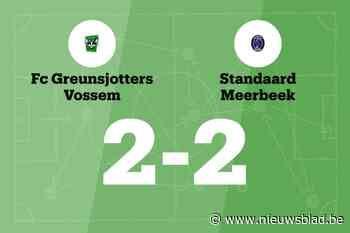 Vossem speelt gelijk in thuiswedstrijd tegen Meerbeek