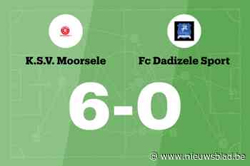 SV Moorsele B overklast FC Dadizele Sport B