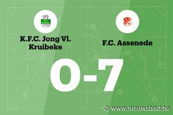 FC Assenede overklast JV Kruibeke