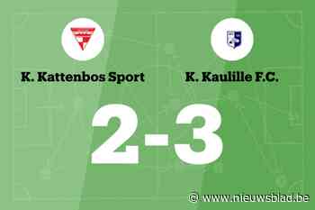 Kaulille wint sensationeel duel tegen Kattenbos