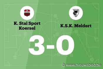 Stal wint het duel met Meldert en beslist in de eerste helft