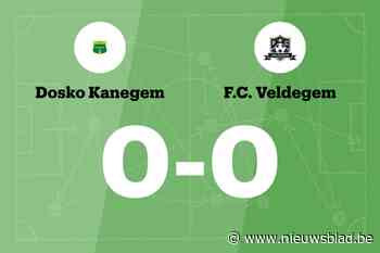 Dosko Kanegem en FC Veldegem blijven steken op 0-0