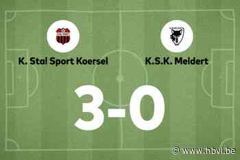 Stal boekt zege tegen Meldert na goede eerste helft