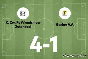 Wiemismeer wint sensationeel duel tegen Genk VV