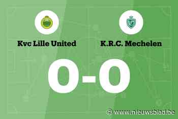 Eindelijk een punt voor Lille United