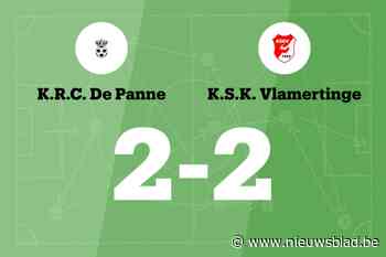 RC De Panne beëindigt reeks nederlagen met gelijkspel tegen SK Vlamertinge B
