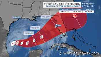 Milton forecast to strengthen, will impact Florida's west coast next week