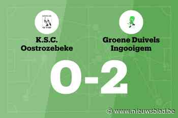 GD Ingooigem te sterk voor SC Oostrozebeke