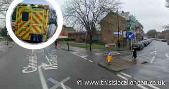 Man, 20s, taken to hospital after being stabbed in market place