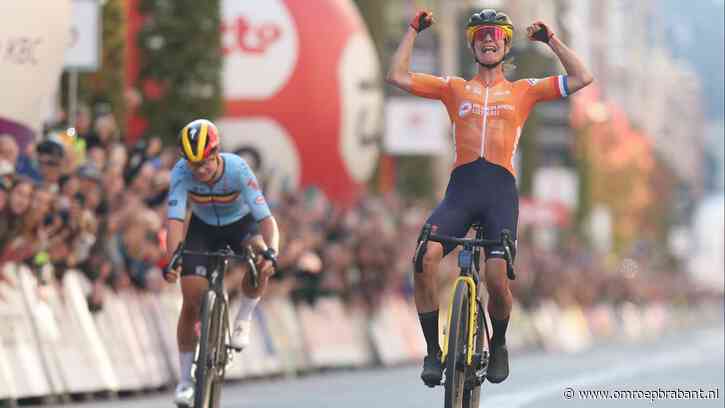 Koningspaar roemt gouden race Marianne Vos: 'Buitengewone topprestatie'