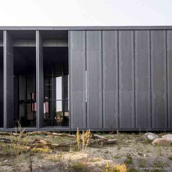 AART cloaks Cold War museum in Denmark with black metal
