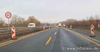 Unfall auf A70: Lkw schiebt nach Spurwechsel Auto vor sich her
