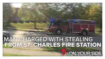 Mo. man arrested after burglarizing firehouse, stealing FFs' truck