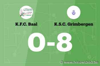 Doelpuntenfestijn bij SC Grimbergen B tegen Baal B