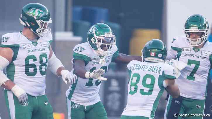Roughriders edge Elks 28-24, clinch playoff berth