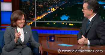 Kamala Harris will make her late night debut as the Democratic nominee with Stephen Colbert