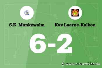 SK Munkzwalm houdt KVV Laarne-Kalken van overwinning