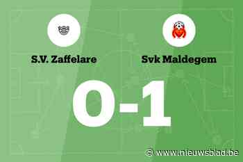 M. Annicaert is goud waard voor SVK Maldegem tegen SV Zaffelare