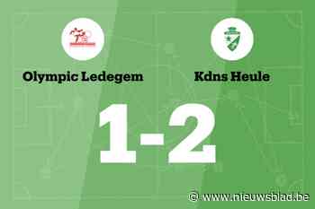 KdNS Heule beëindigt de zegereeks van Olympic Ledegem