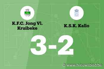 JV Kruibeke wint dankzij één goal verschil van KSK Kallo