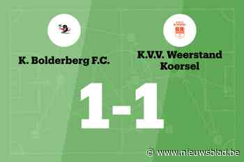 M. Lemmens redt punt voor Koersel B tegen Bolderberg