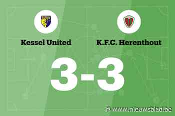 Kessel United en Herenthout eindigt op 3-3