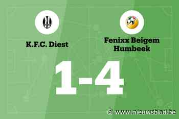 Fenixx Beigem Humbeek wint uit van KFC Diest, mede dankzij twee treffers Olbrechts